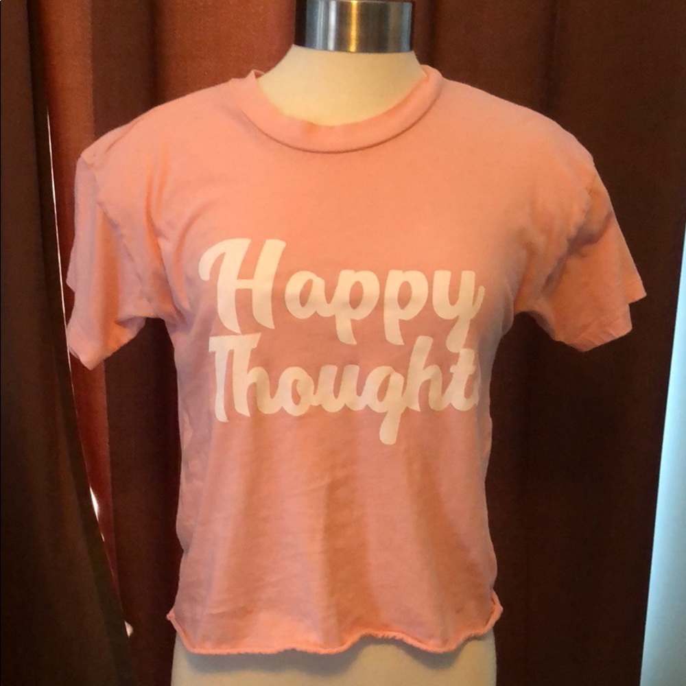 🖤SALE Happy thoughts crop tee